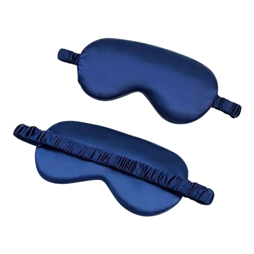 Giften Market - Silky Sleep Eye Mask - Premium Satin - Women's Accessories: Navy