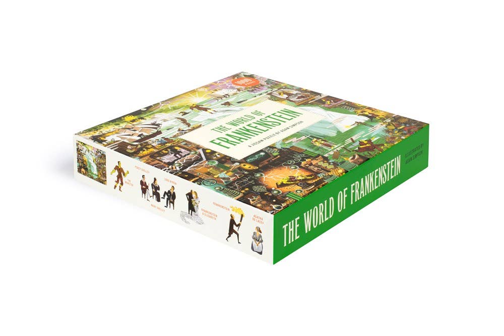 The World of Frankenstein 1000 Piece Puzzle - Stomping Grounds