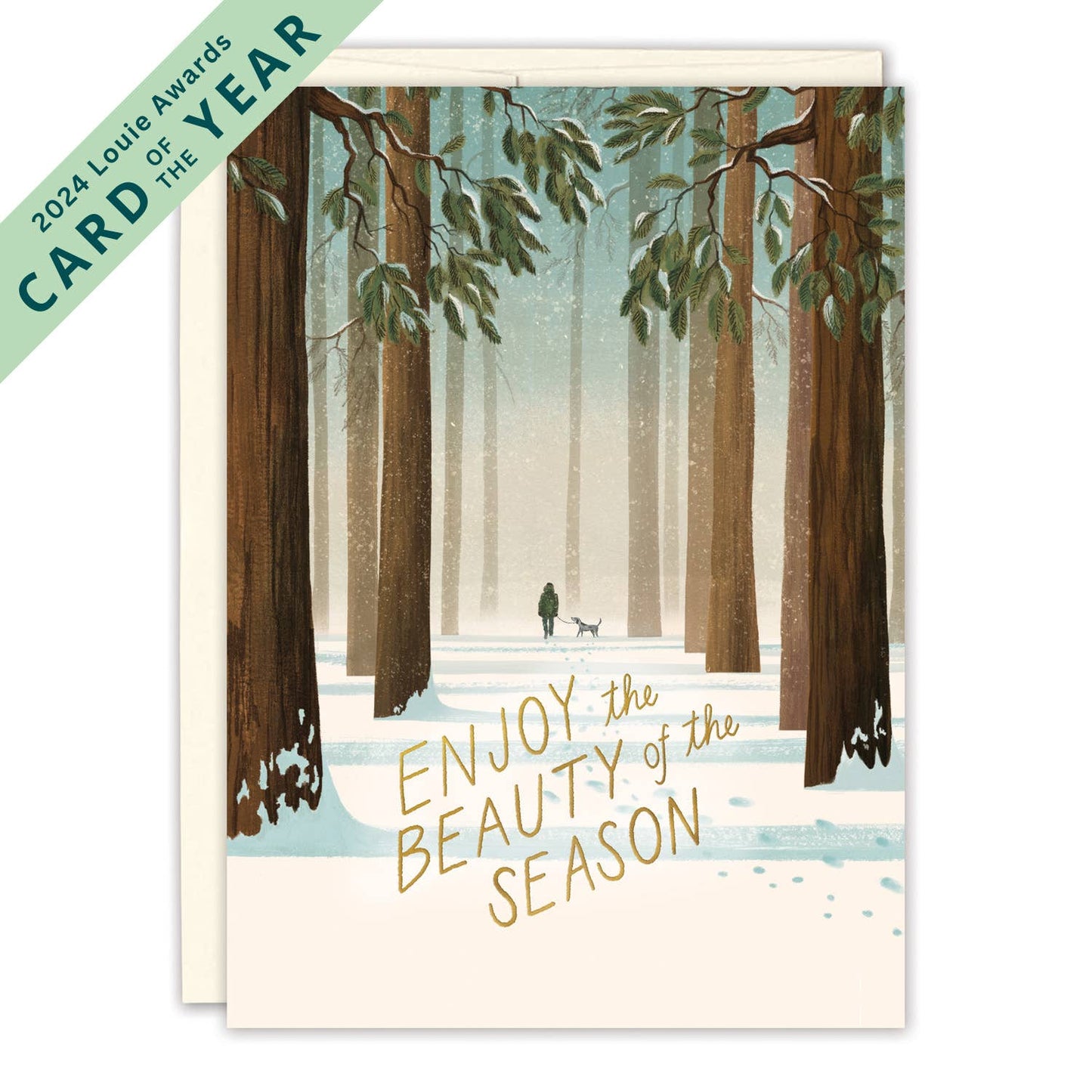 Winter Walk Holiday Card - Biely & Shoaf