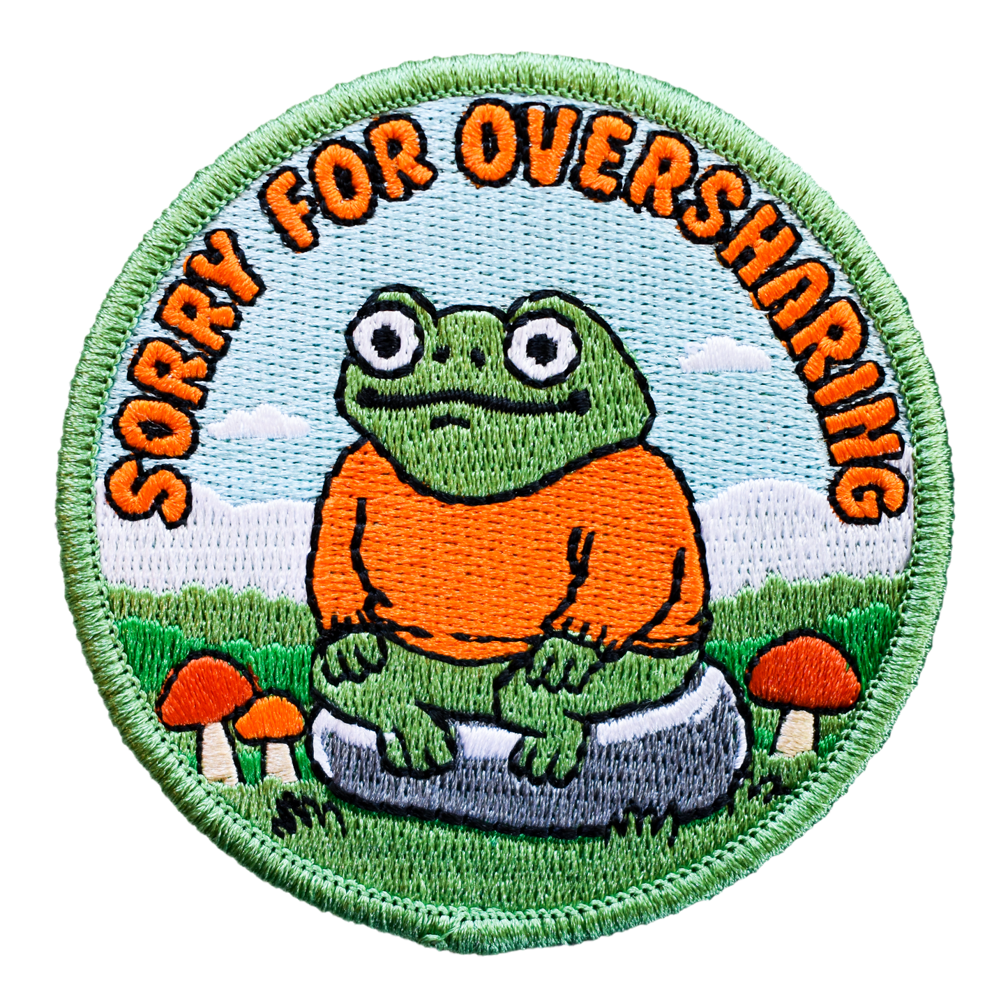 Retrograde Supply Co. - Sorry For Oversharing (Iron-On Patch)
