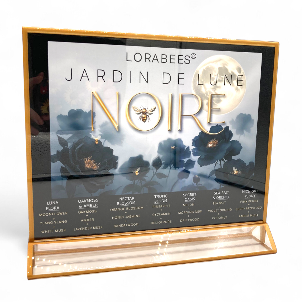 Lorabees - STARTER KIT (Roller Oil Parfums) "Jardin de Lune Noire"