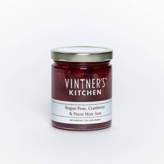 Vintner's Kitchen LLC - Pear Cranberry and Pinot Noir Jam: 7 ounce