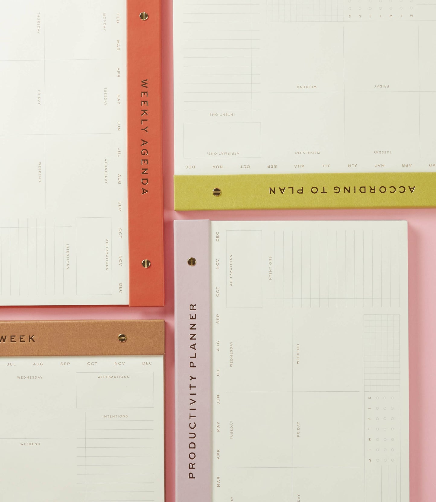 Weekly Postbound Notepad: Matcha / 9.75 X 14"