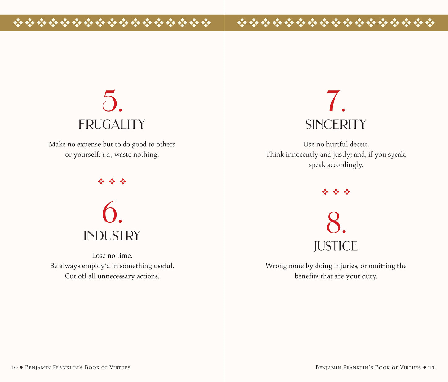 Ben Franklin's Book of Virtues