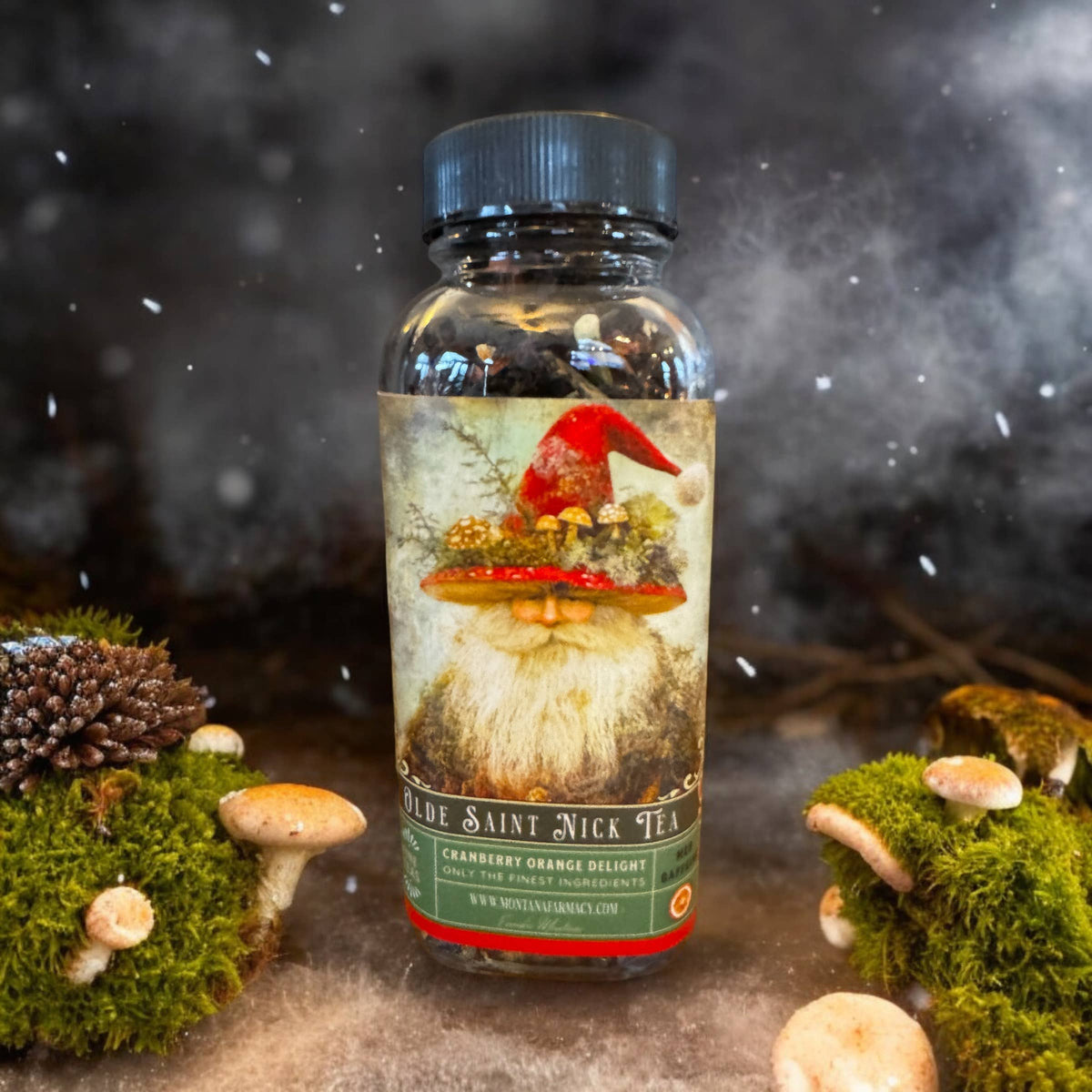 Montana Farmacy - Olde Saint mushroom Nick Vintage Victorian Christmas Tea