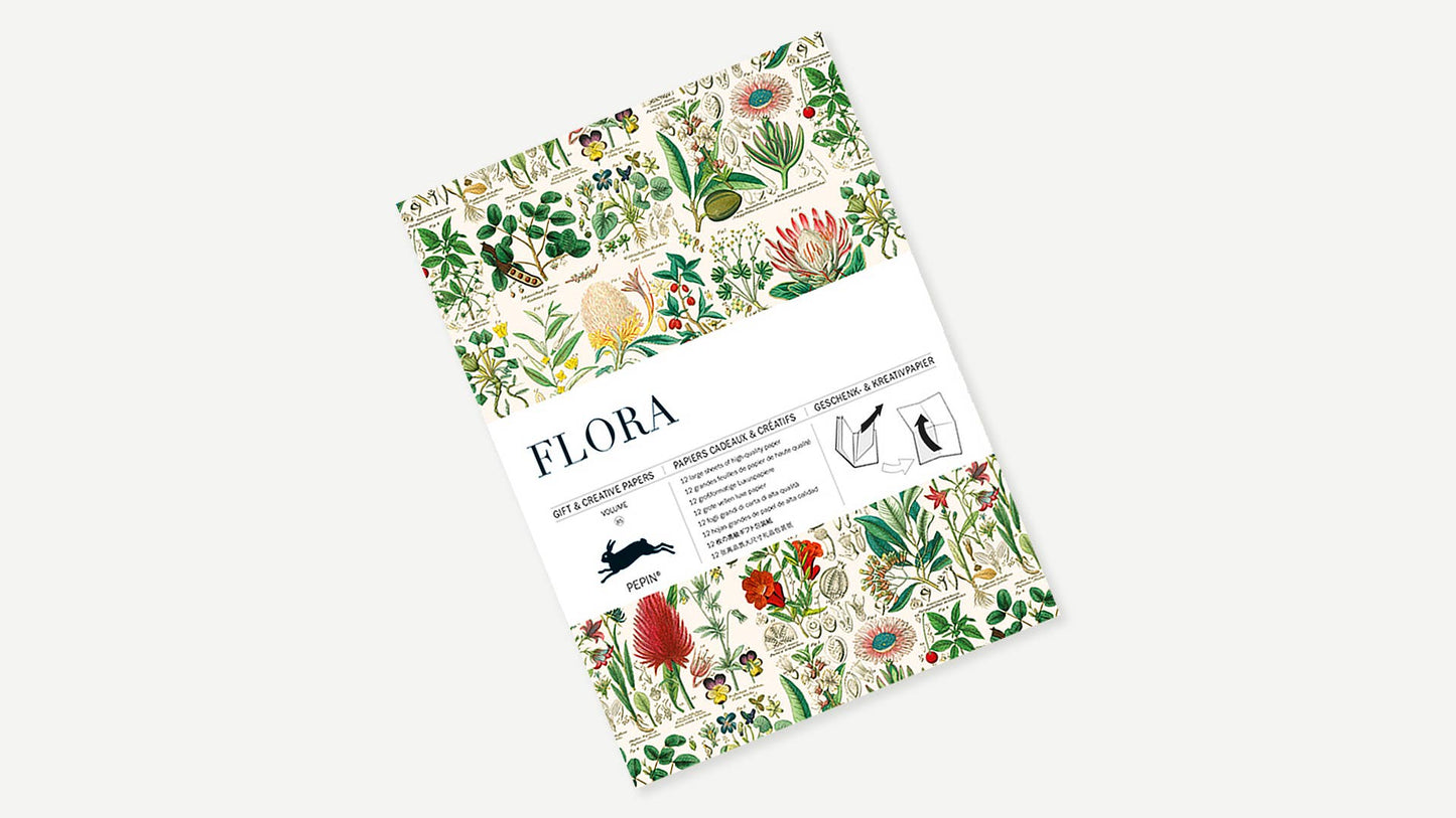 Pepin Press - Flora Gift & Creative Paper Book