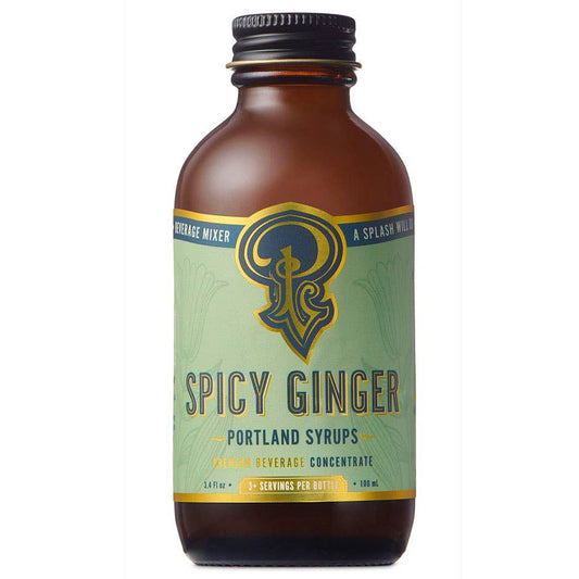 Portland Syrups - Spicy Ginger Syrup 3.4oz - cocktail / mocktail drink mixer