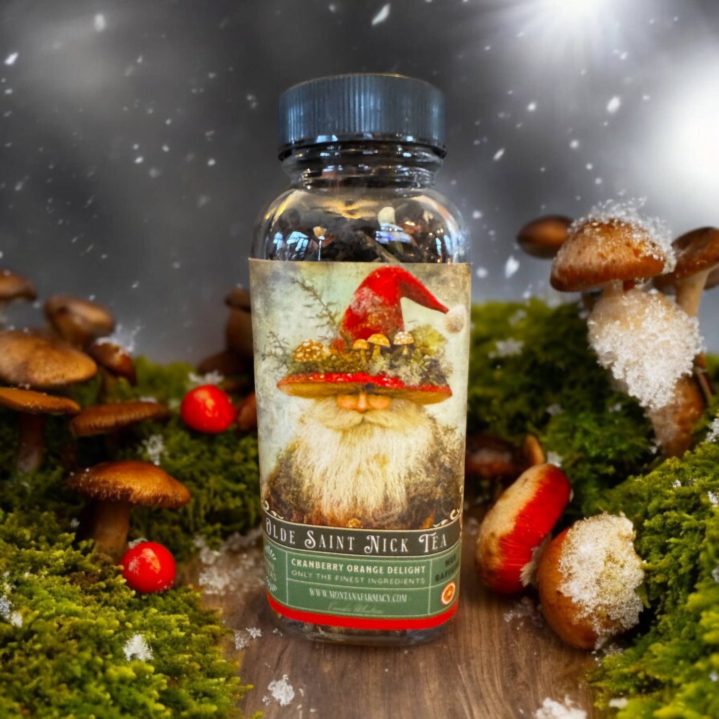 Montana Farmacy - Olde Saint mushroom Nick Vintage Victorian Christmas Tea
