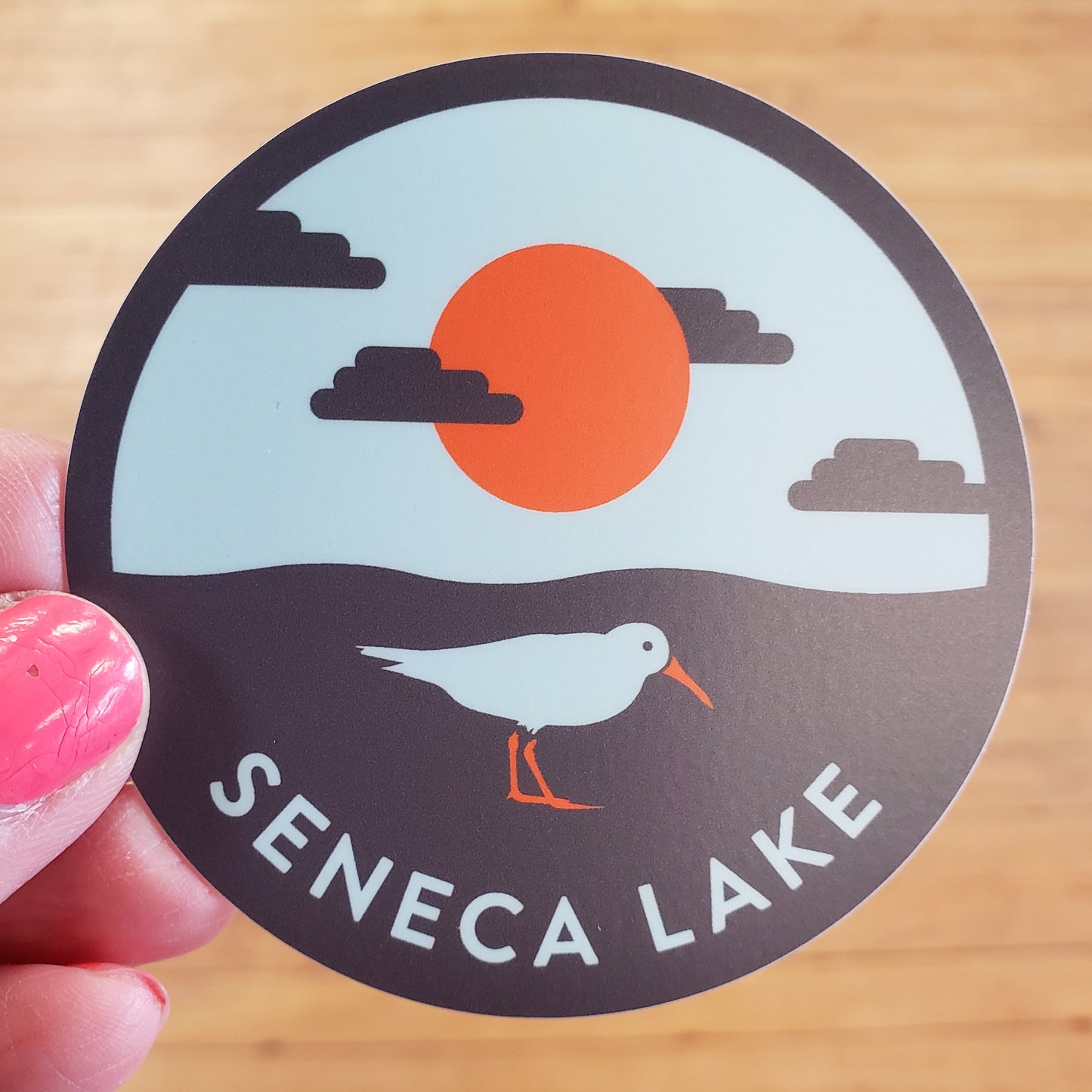 Seneca Lake Seagull Sticker