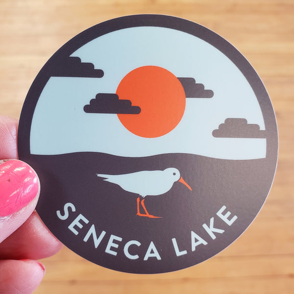 Seneca Lake Seagull Sticker – Stomping Grounds