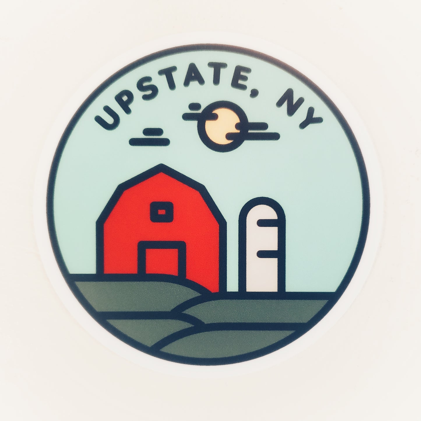 Upstate NY Barn Sticker