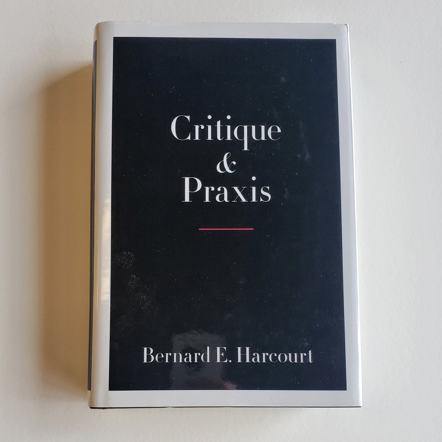 Vintage Book- Critique & Praxis by Bernard E. Harcourt