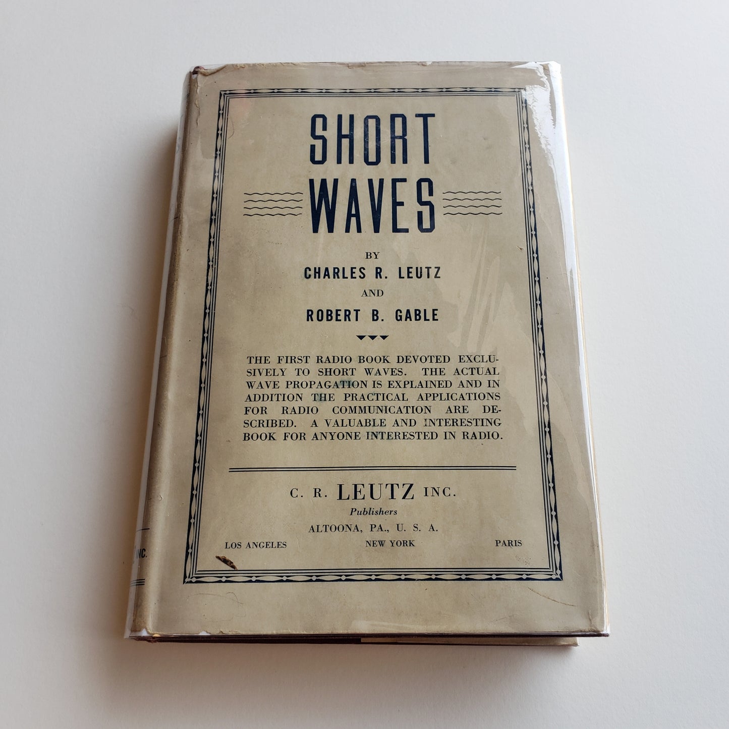 Vintage Book- Short Waves by Charles R. Leutz and Robert B. Gable (Science)