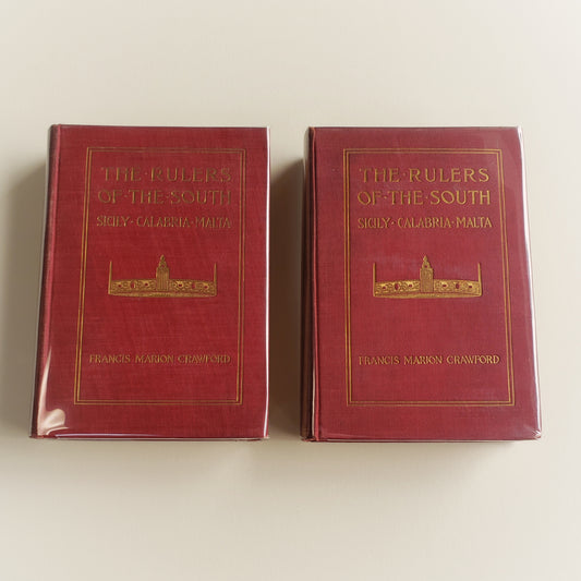 Vintage Book Set- The Rulers of the South: Sicily, Calabria, Malta by Francis Marion Crawford (Europe)