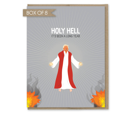Modern Printed Matter - Holy Hell Trump "Dr" Long Year Card - Box of 8