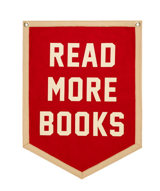 Oxford Pennant - Read More Books Camp Flag - Stomping Grounds