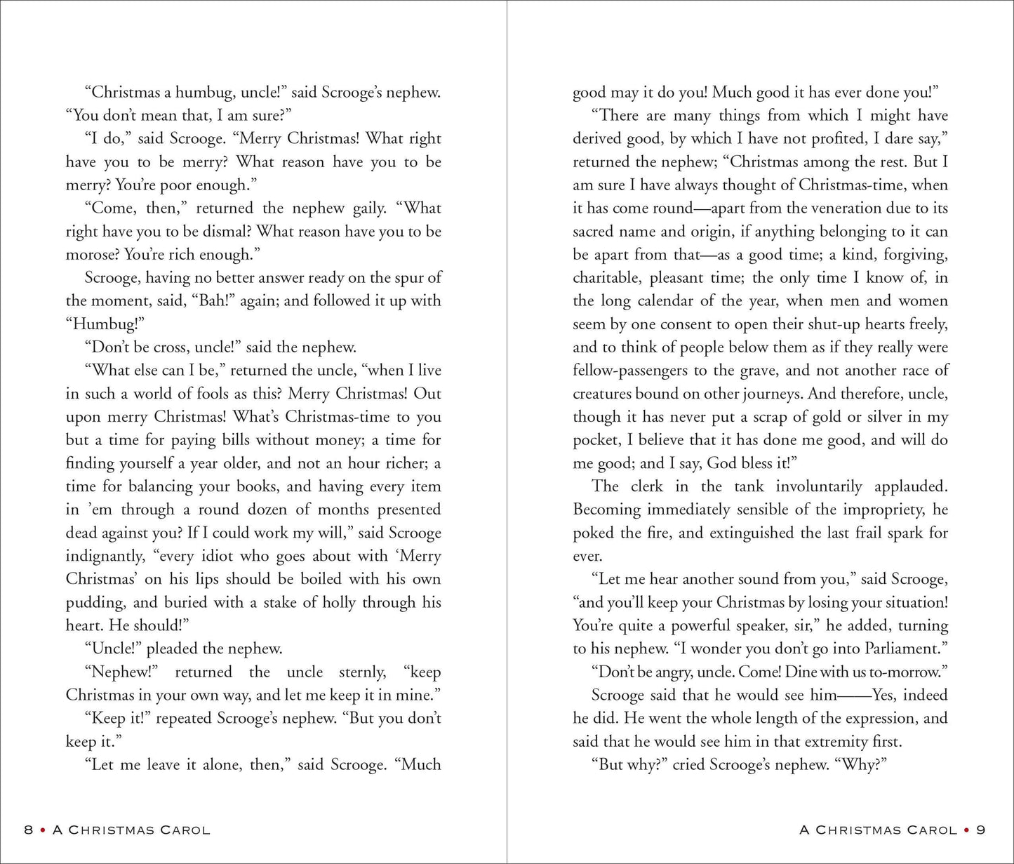 A Christmas Carol by Charles Dickens