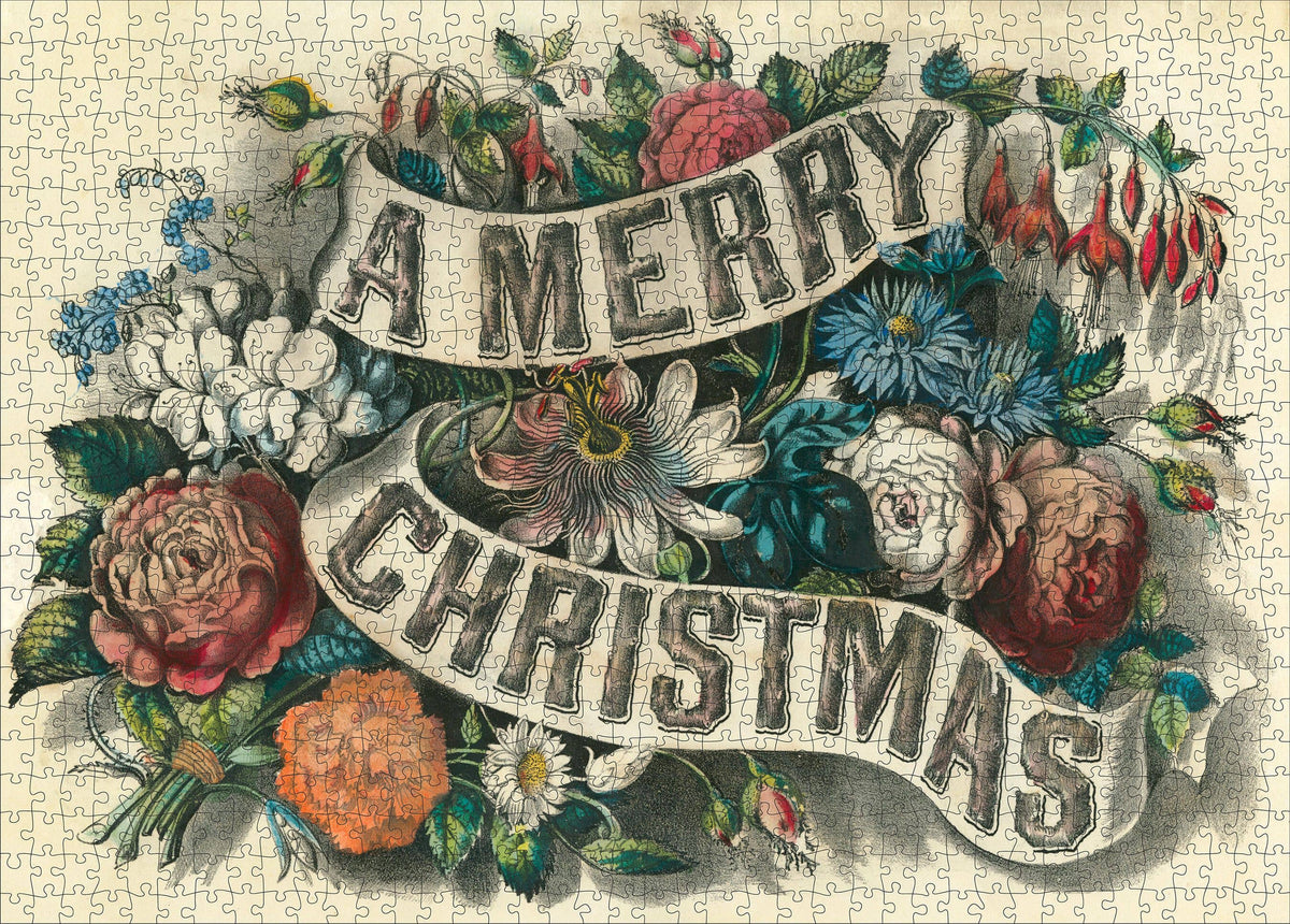 Hachette Book Group - John Derian Paper Goods: Merry Christmas 1,000-Piece Puzzle