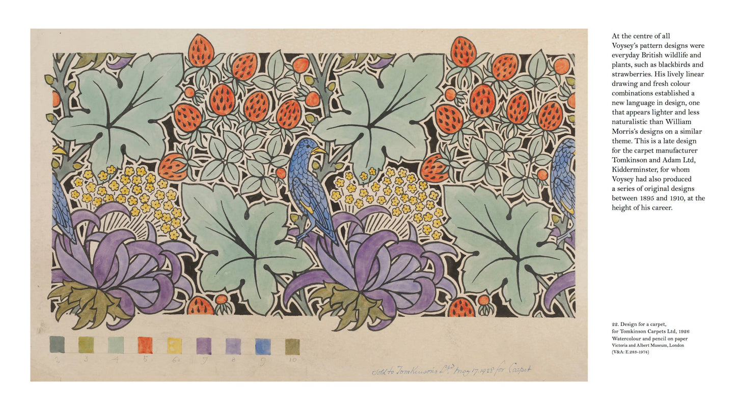 Voysey's Birds and Animals: Hardcover