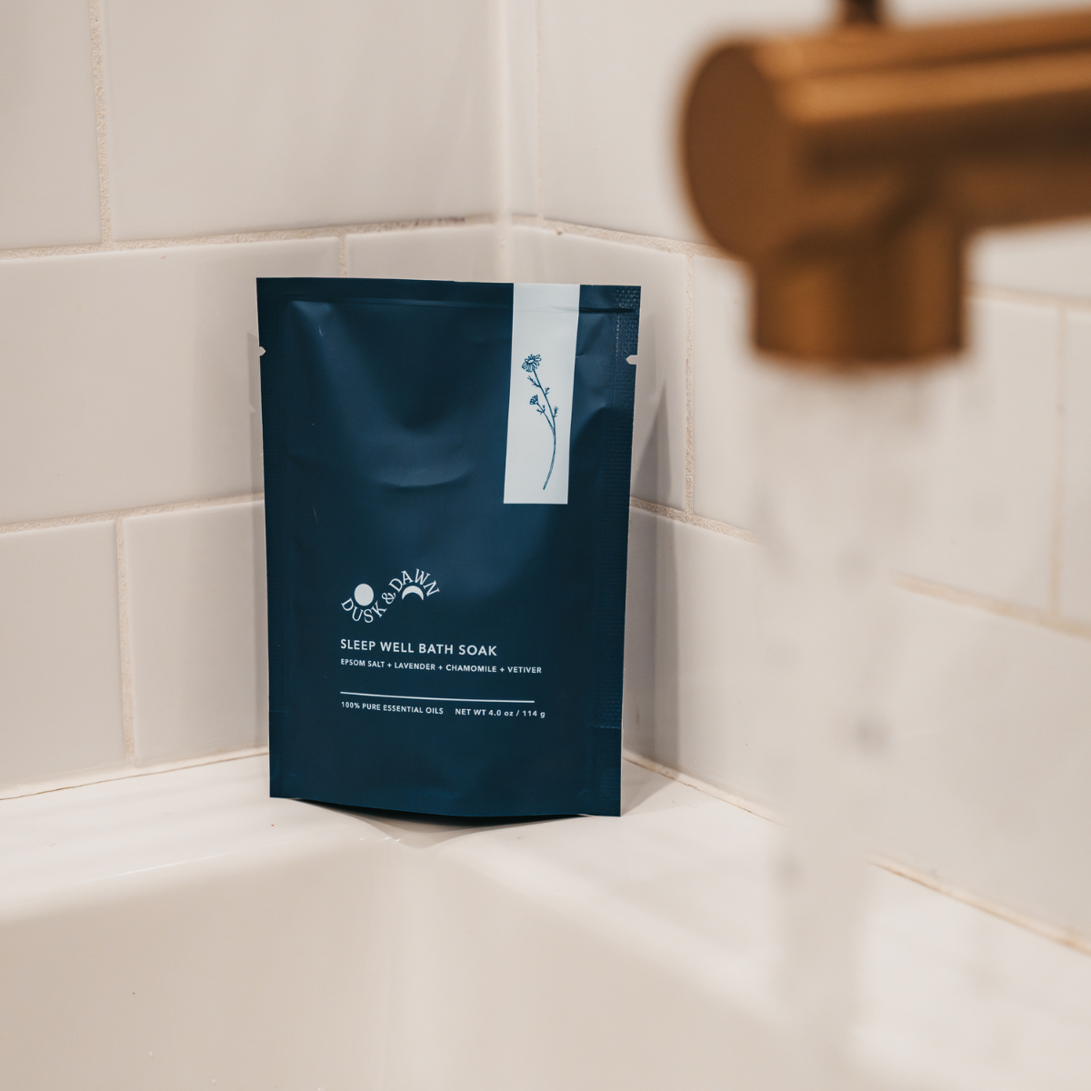 Giften Market - Sleep Well Bath Soak - Epsom Salt + Lavender Salt Pouch