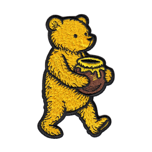 Patch - Winnie The Pooh Holding Honey Pot Children's Book Art