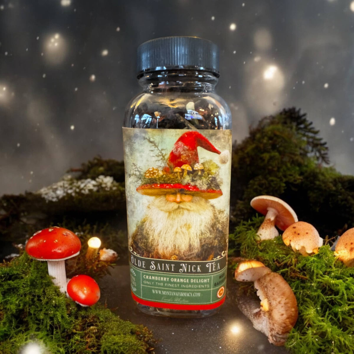 Montana Farmacy - Olde Saint mushroom Nick Vintage Victorian Christmas Tea