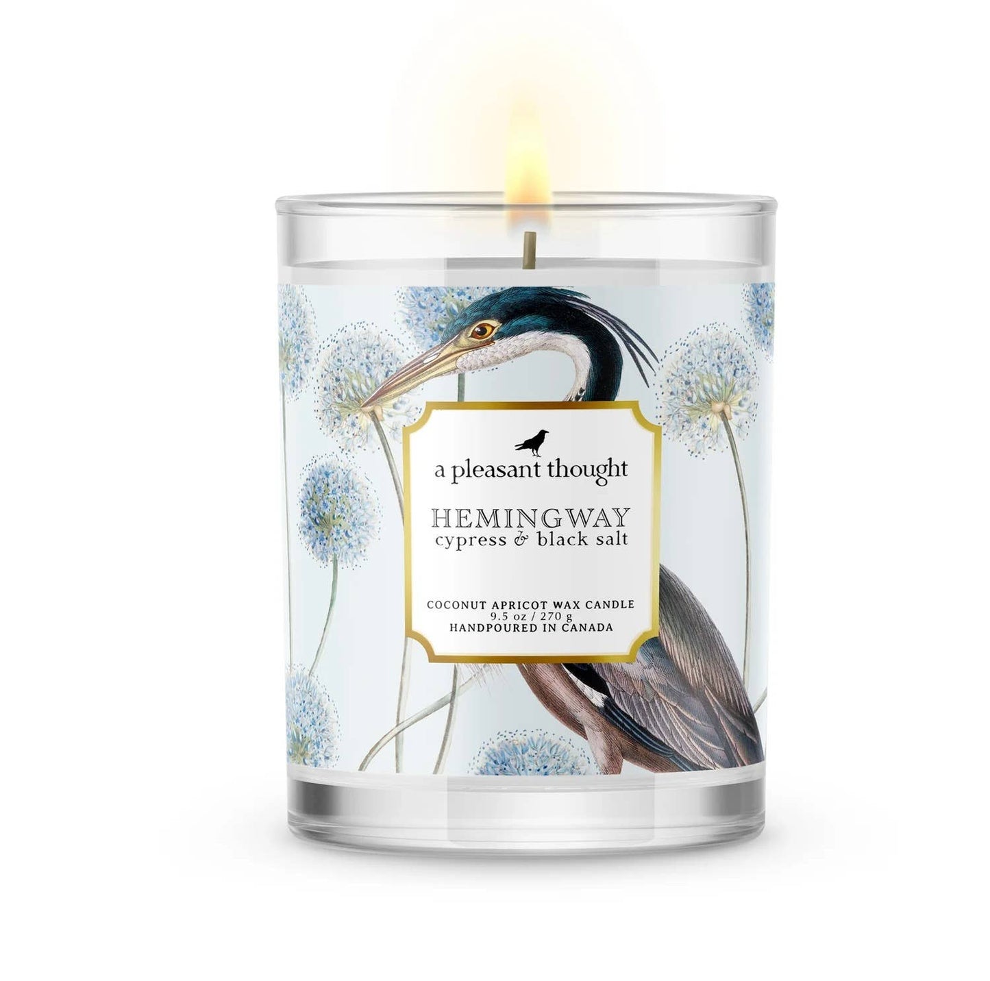 Hemingway | Cypress & Black Salt | Candle: Wood - A Pleasant Thought