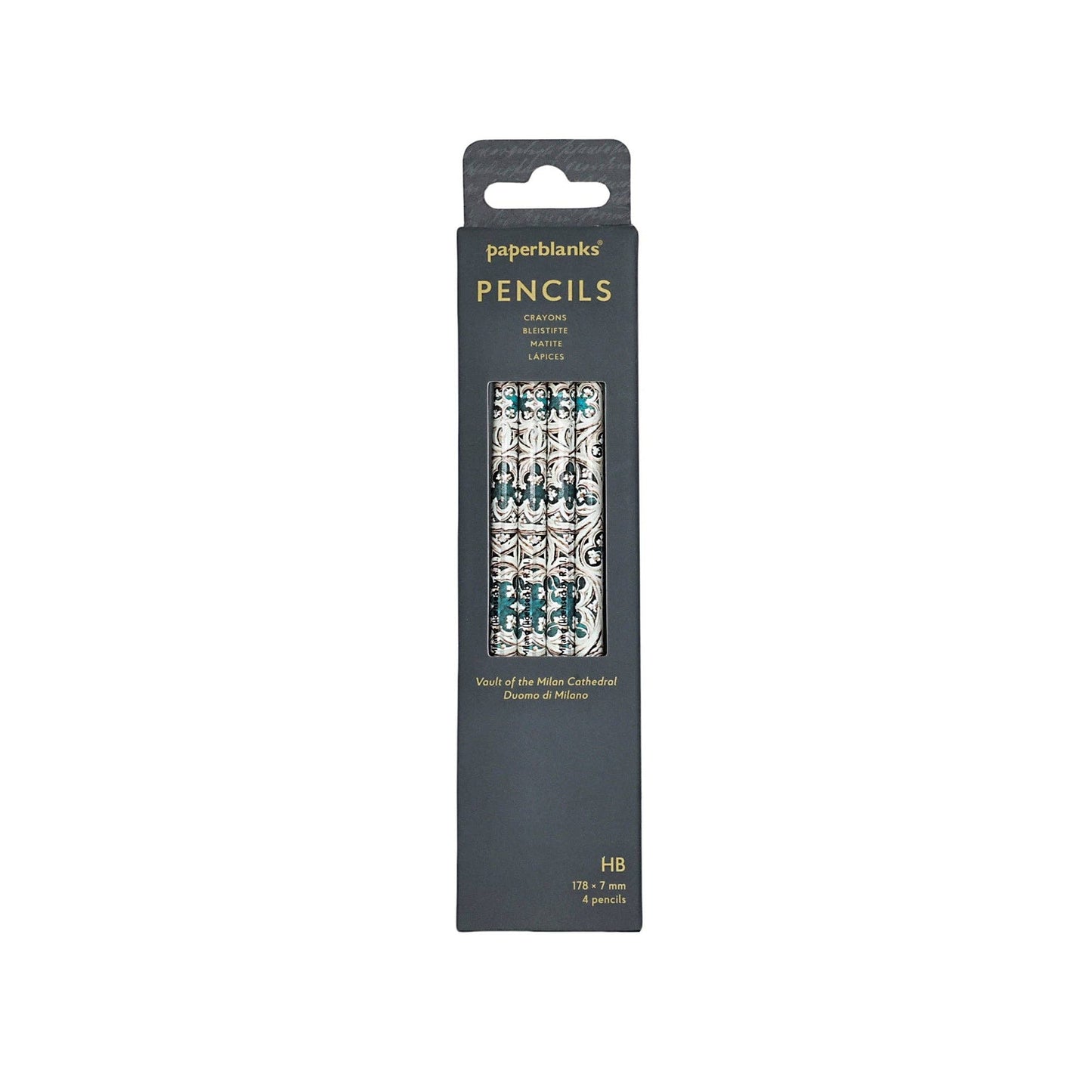 Paperblanks Vault of the Milan Cathedral 4-Pack Pencils