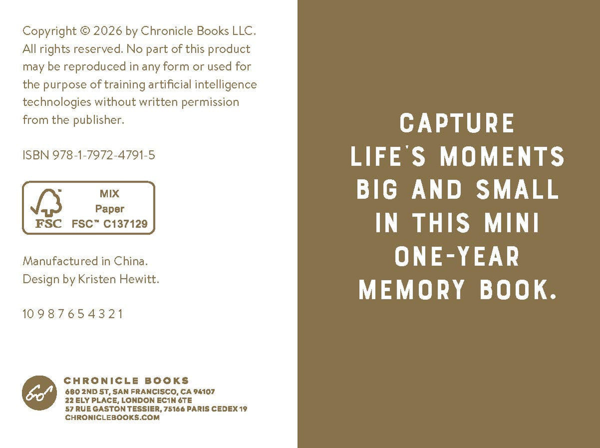 Chronicle Books - Rose Velvet Mini One Line a Day