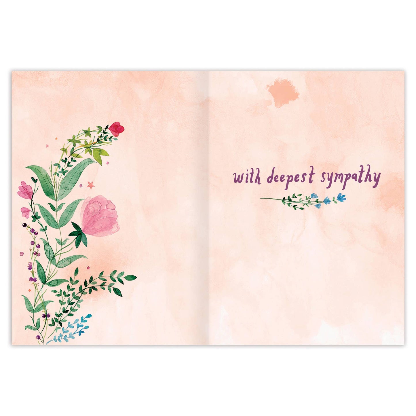 My Heart Is With You Sympathy Card - Biely & Shoaf