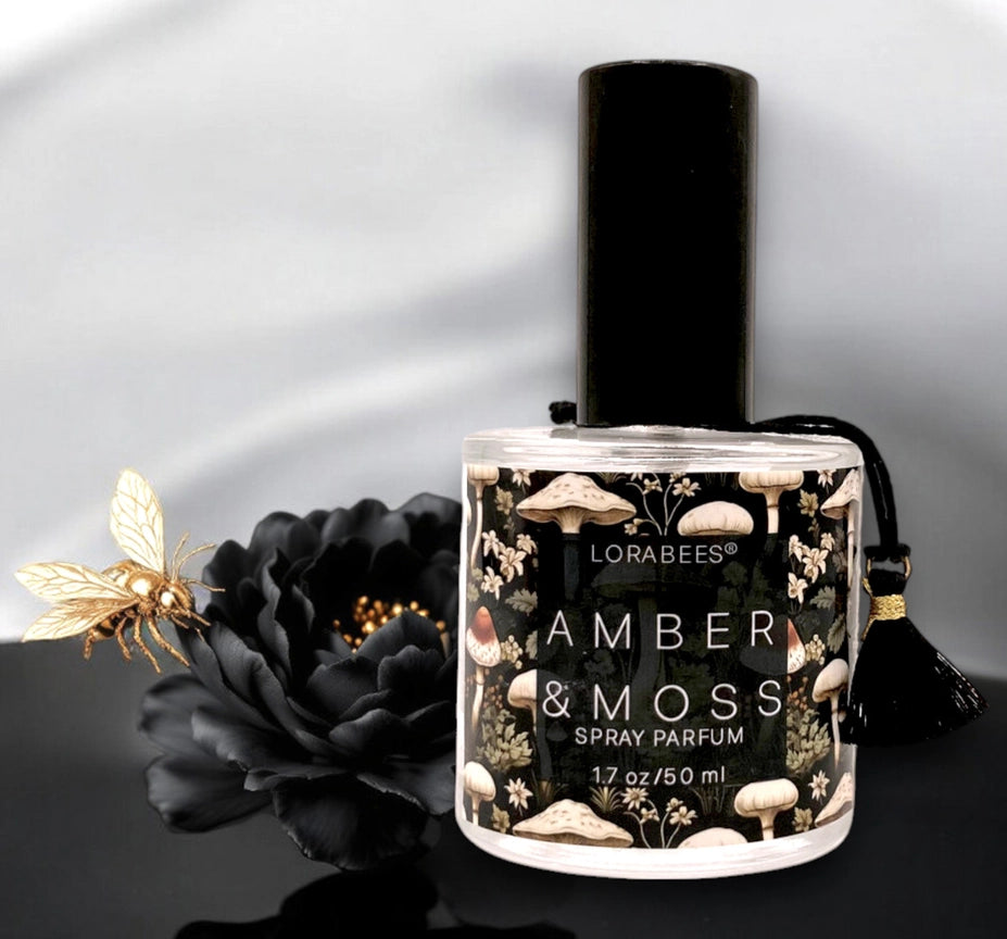 Lorabees - Jardin De Lune Noire Roller Oil Parfums: Amber & Moss