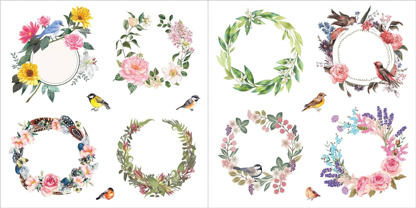 Peter Pauper Press - Bunches of Botanicals Sticker Book (500 stickers)