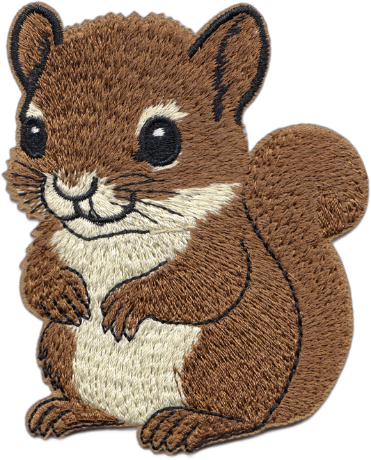 Patch - Adorable Cute Baby Squirrel Chipmunk - Nature Animals Forrest