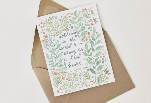 She Said It. - Frances Hodgson Burnett Greeting Card