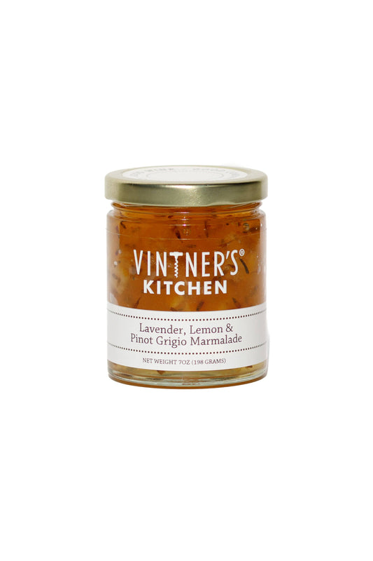 Vintner's Kitchen LLC - Lavender, Lemon & Pinot Grigio Marmalade: 7 ounce