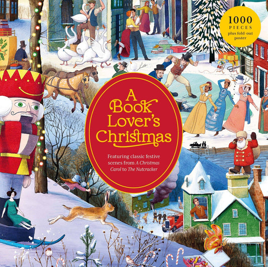 Chronicle Books - A Book Lover's Christmas 1000 Piece Puzzle