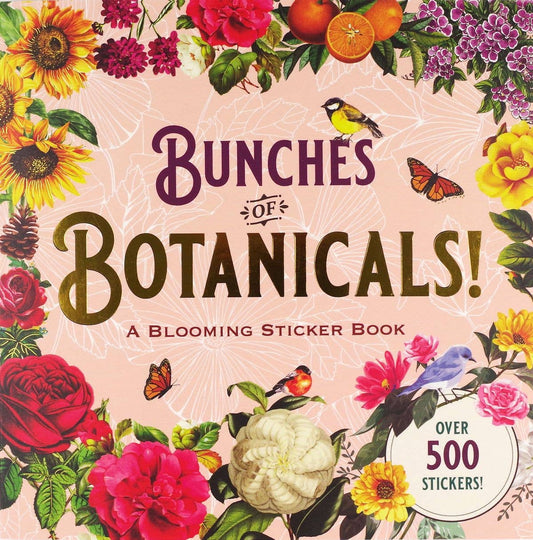 Peter Pauper Press - Bunches of Botanicals Sticker Book (500 stickers)