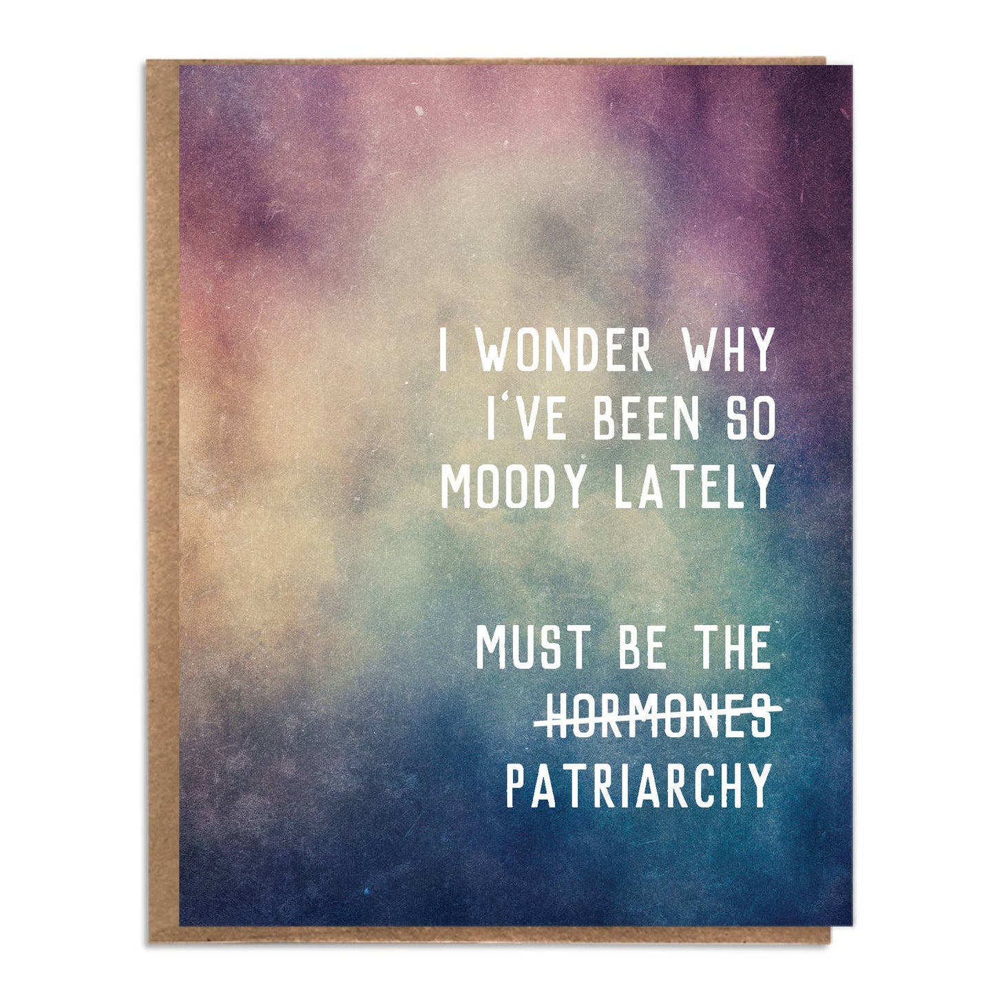 A Zillion Dollars - Must Be The Patriarchy; Feminist Card; Feminism; Feminist C8376 - Stomping Grounds