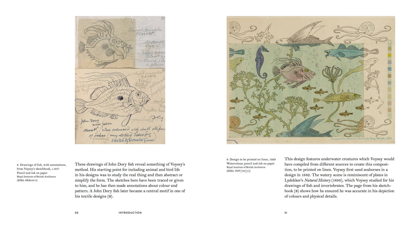 Voysey's Birds and Animals: Hardcover