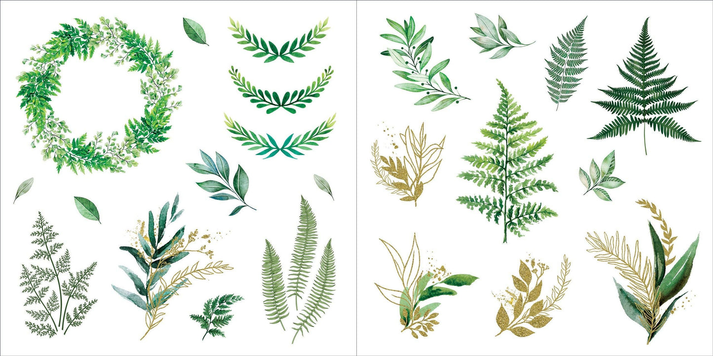 Peter Pauper Press - Bunches of Botanicals Sticker Book (500 stickers)