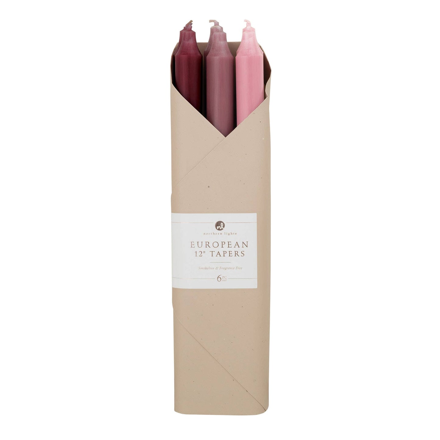 12" Taper Combo Candle Gift Set: Dark Neutrals - Northern Lights