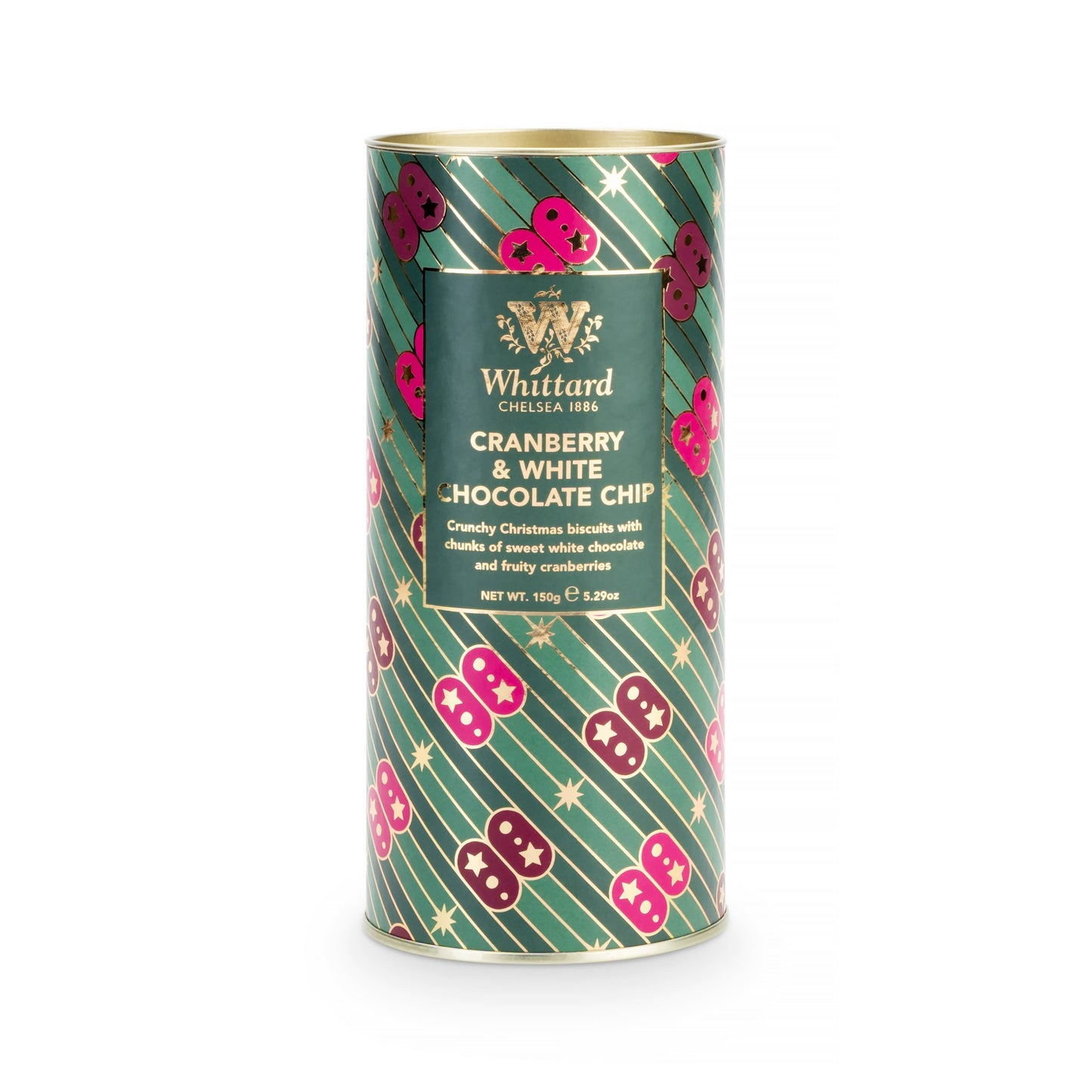 Whittard of Chelsea - All Butter Cookies Cranberry & White Chocolate 150g
