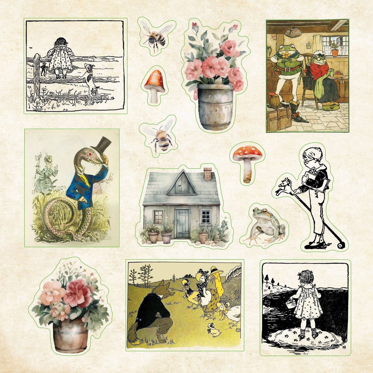 Peter Pauper Press - Cottagecore Sticker Book