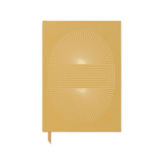 Suede Journal - Ochre Radiant Sun Block