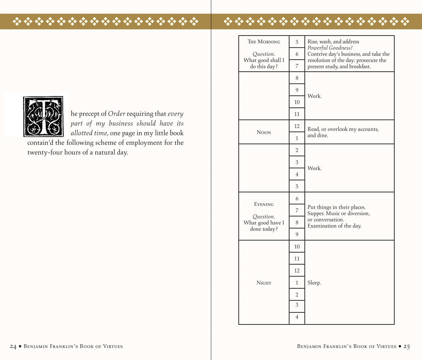 Ben Franklin's Book of Virtues