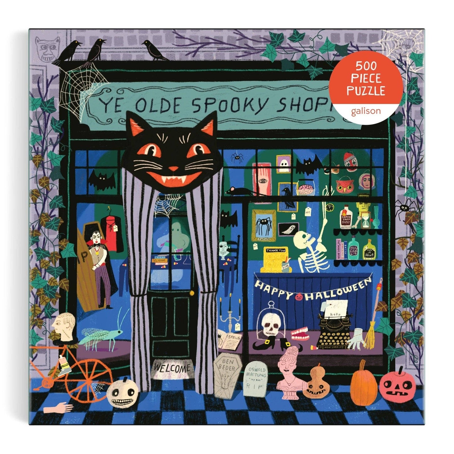 Chronicle Books - Ye Olde Spooky Shoppe 500 Piece Puzzle