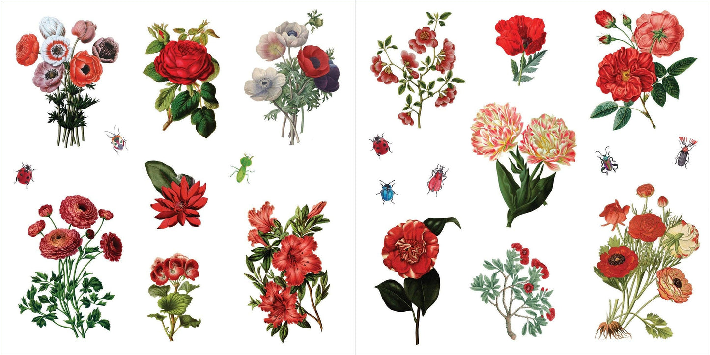 Peter Pauper Press - Bunches of Botanicals Sticker Book (500 stickers)