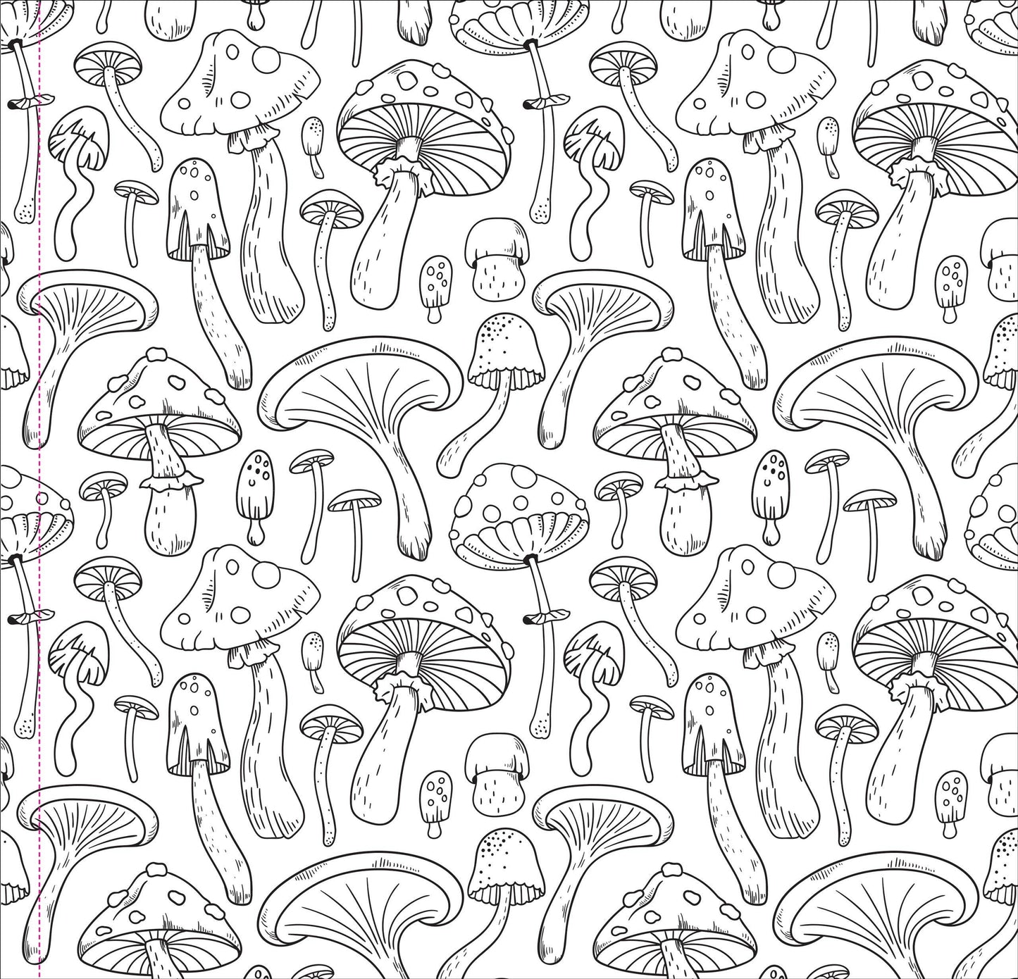 Peter Pauper Press - Mushrooms Adult Coloring Book
