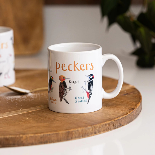 Fly Paper Products - Peckers Bird Pun- Woodpecker Wildlife Nature Mug