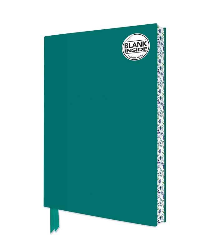 Teal Blank Artisan Notebook / blank book; 176 pages FTPEB12